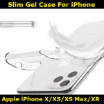 High Quality Slim Gel Case for iPhone X/XS/XS Max/XR Slim Fit Look